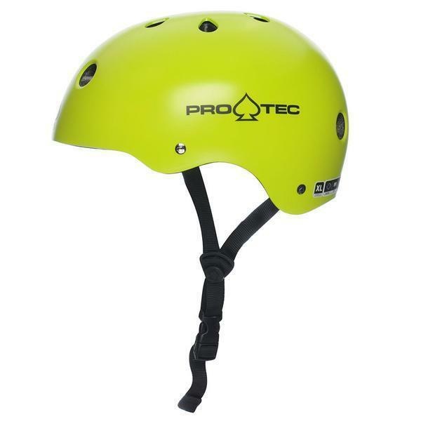 pro tec pro tec classic rental neon yellow helmet