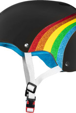 triple 8 triple 8 helmet certified sweatsaver rainbow sparkle black