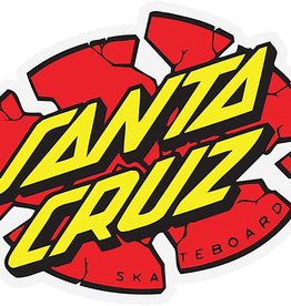 santa cruz santa cruz broken dot 3in x 3in sticker