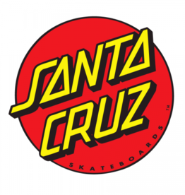 santa cruz santa cruz classic dot 3in x 3in sticker