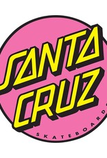 santa cruz santa cruz other dot 3in x 3in pink sticker
