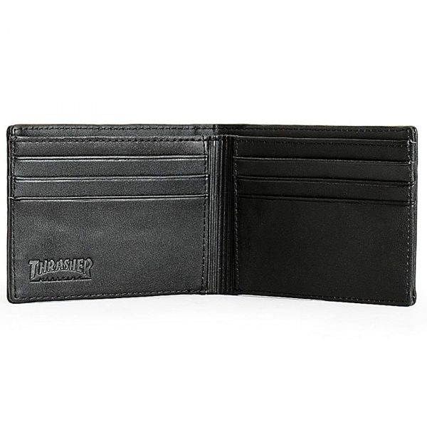 thrasher sk8 goat leather wallet