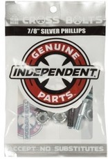 independent independent phillips 7/8in black silver hardware