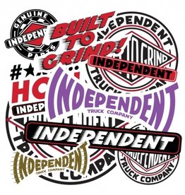 independent independent logo assorted small sticker