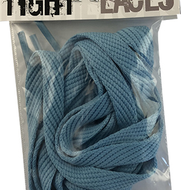 tight laces flat 45in sky blue laces