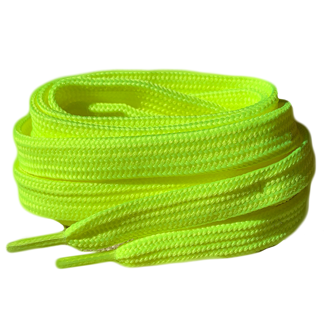 tight laces flat 45in neon yellow laces