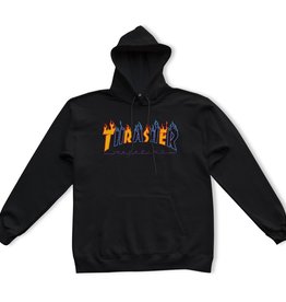 thrasher thrasher double flame hoodie