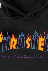 thrasher thrasher double flame hoodie