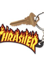 thrasher thrasher flame logo keychain