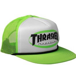 thrasher thrasher ellipse mag logo trucker hat