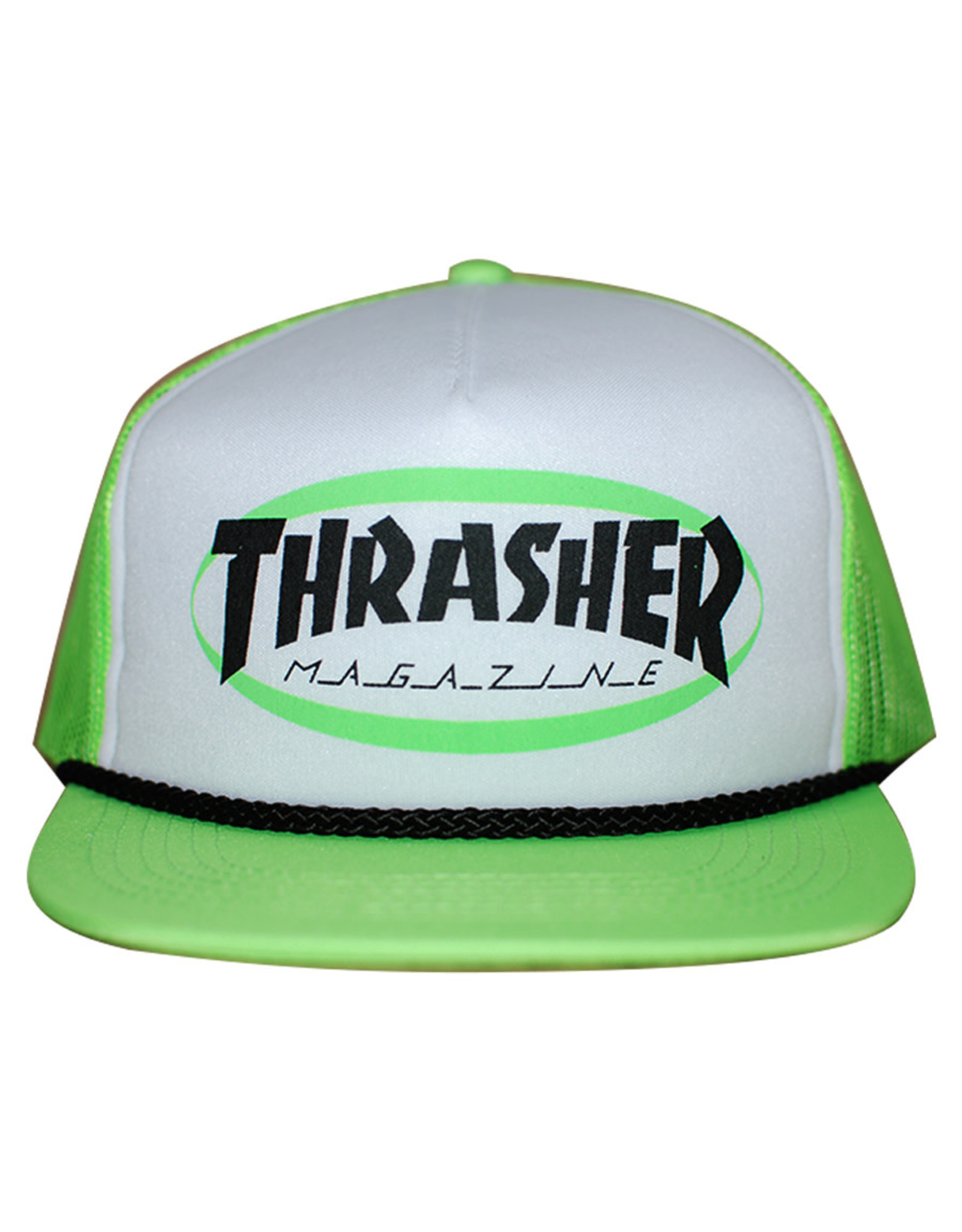 thrasher thrasher ellipse mag logo trucker hat