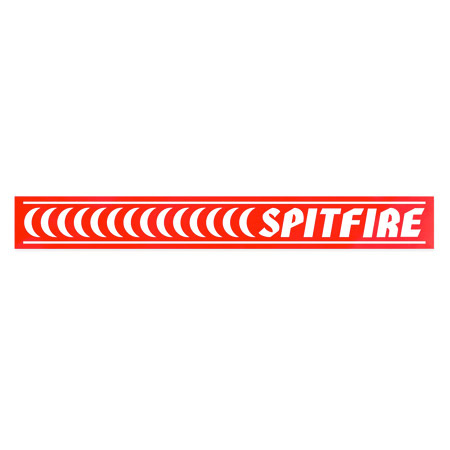 spitfire barred 8in sticker