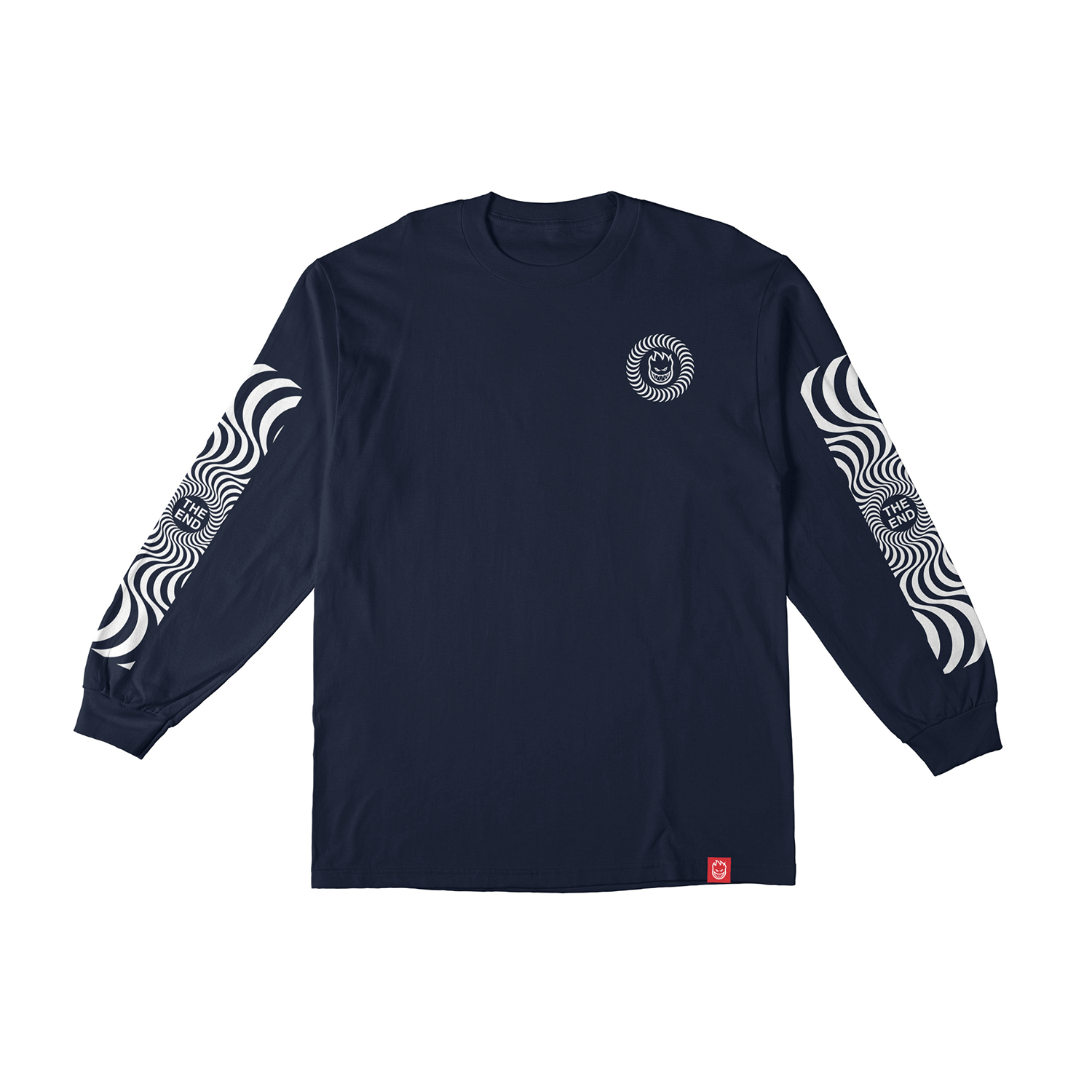 spitfire classic swirl long sleeve tee