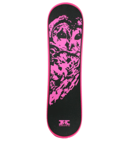 krown krown owl pink 9in x 32in snow skate