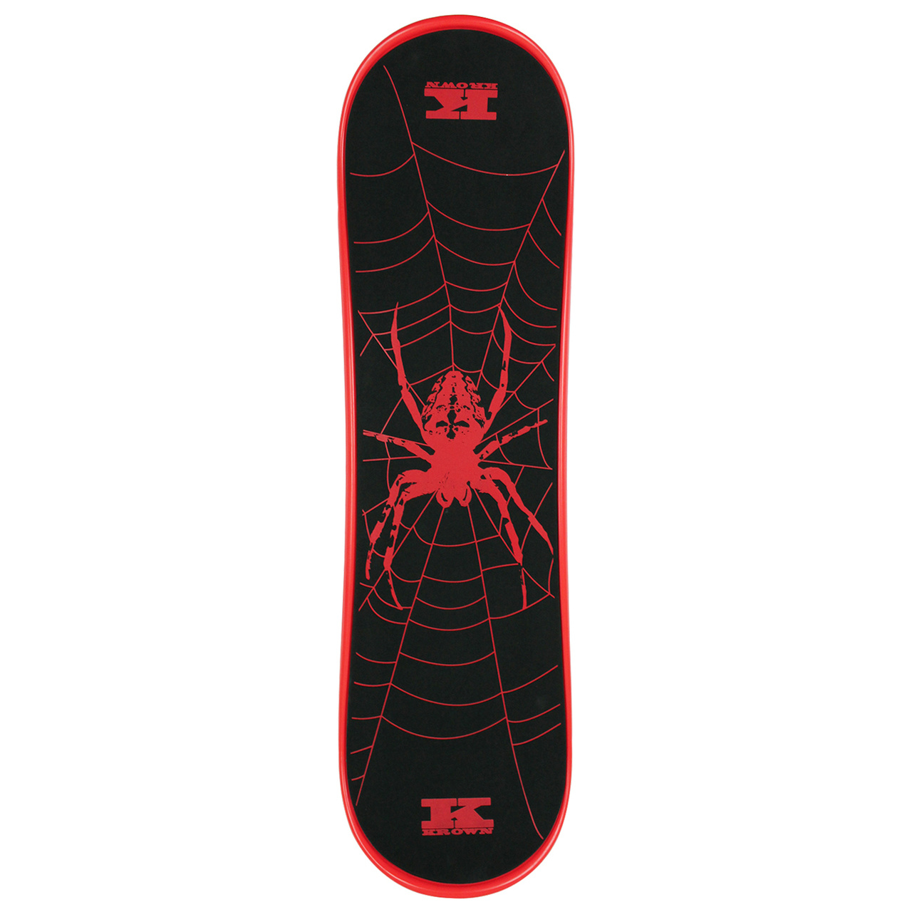 krown krown spider red 9in x 32in snow skate