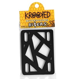 krooked krooked black 1/4in risers