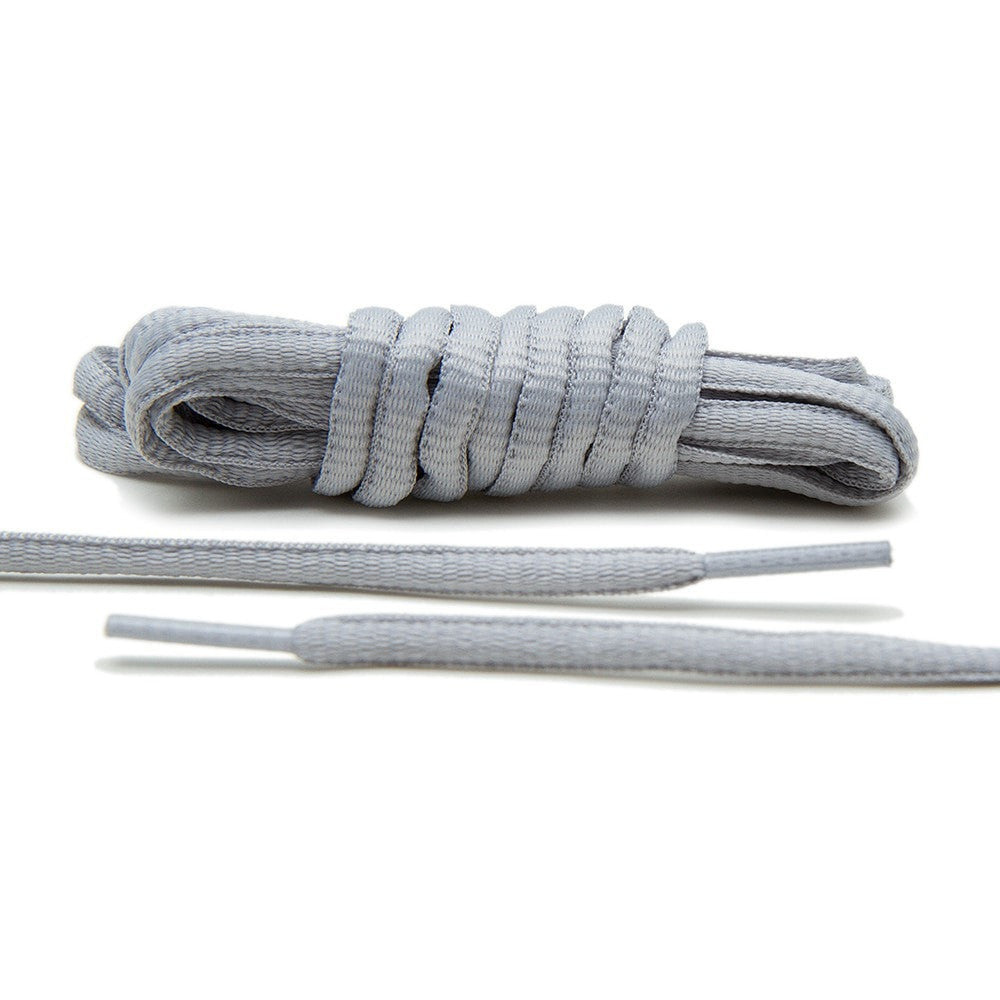 tight laces tight laces oval 48in light grey