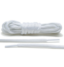 tight laces oval 48in white laces