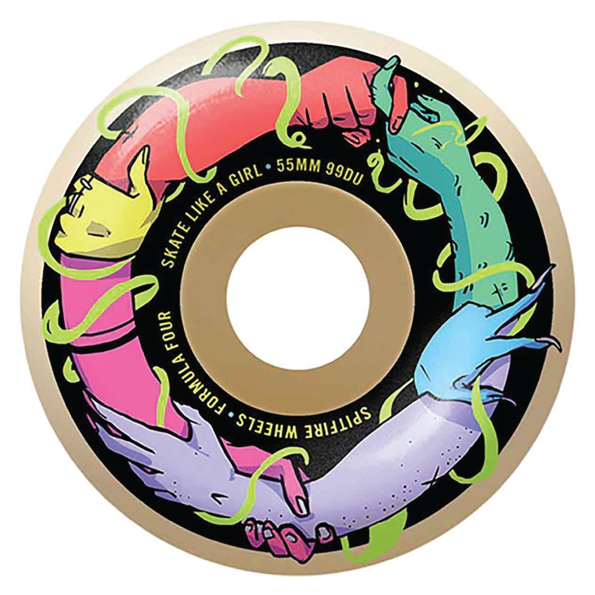 spitfire spitfire f4 99 friend of skate like a girl classic natural 55mm wheels