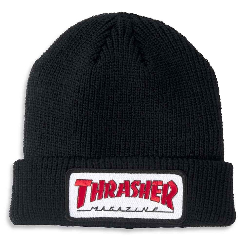 thrasher patch beanie