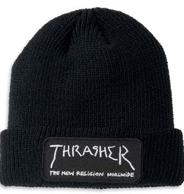 thrasher new religion patch beanie