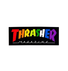 thrasher thrasher rainbow mag 4in sticker