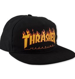 thrasher flame snapback hat