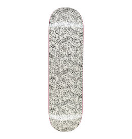 fucking awesome flower face ivory black 8.0 deck
