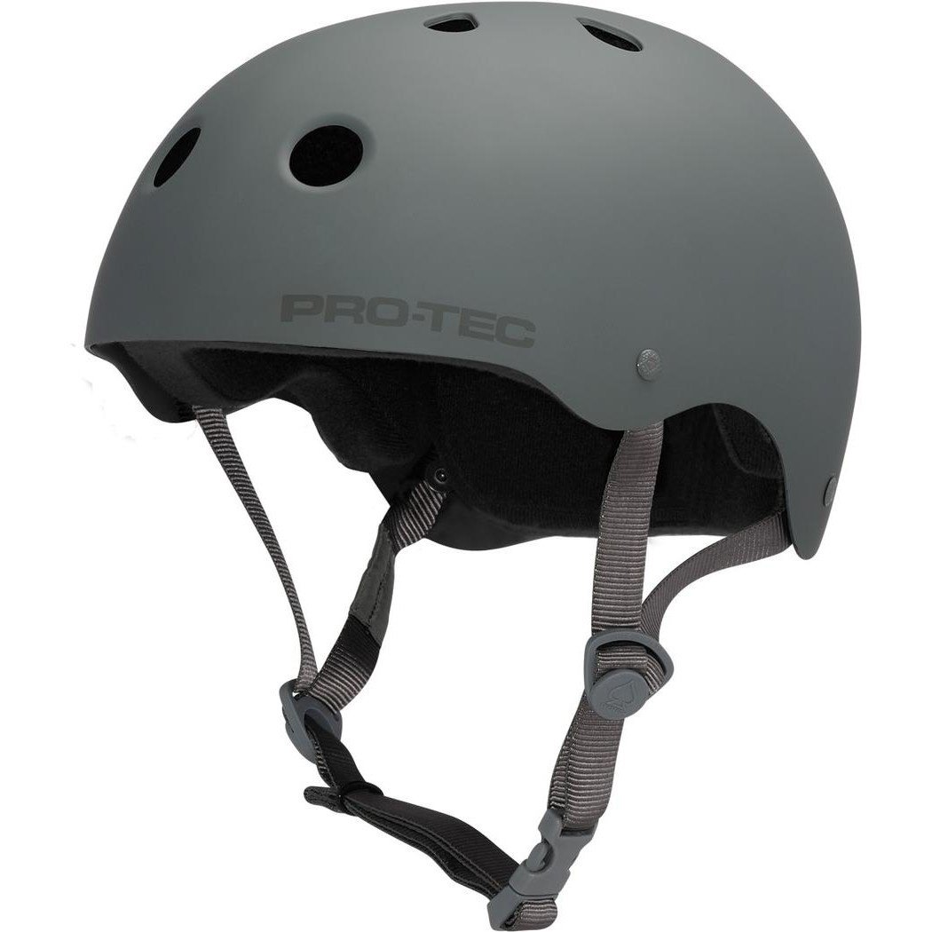 pro tec pro tec classic skate helmet rubber gray