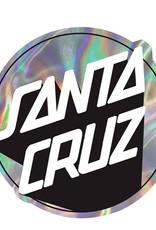 santa cruz santa cruz delta shadow dot metallic holographic 3in x 3in sticker