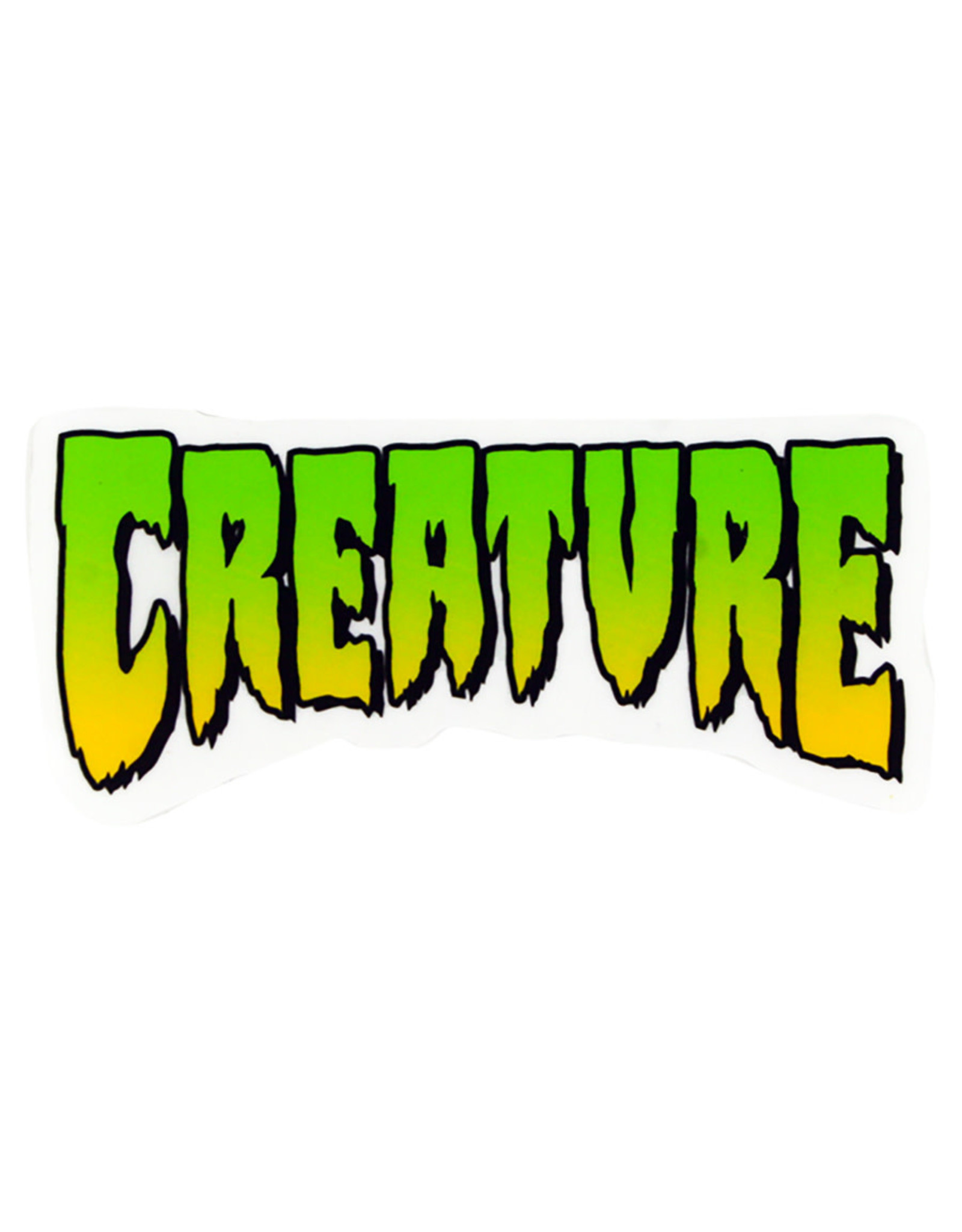 creature creature logo 4in sticker