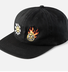baker flower flame snapback hat