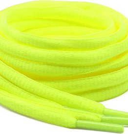 tight laces oval 48in neon yellow laces