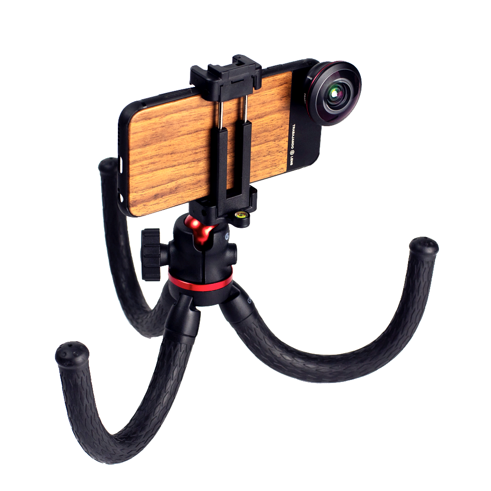 trabajando octopus phone tripod