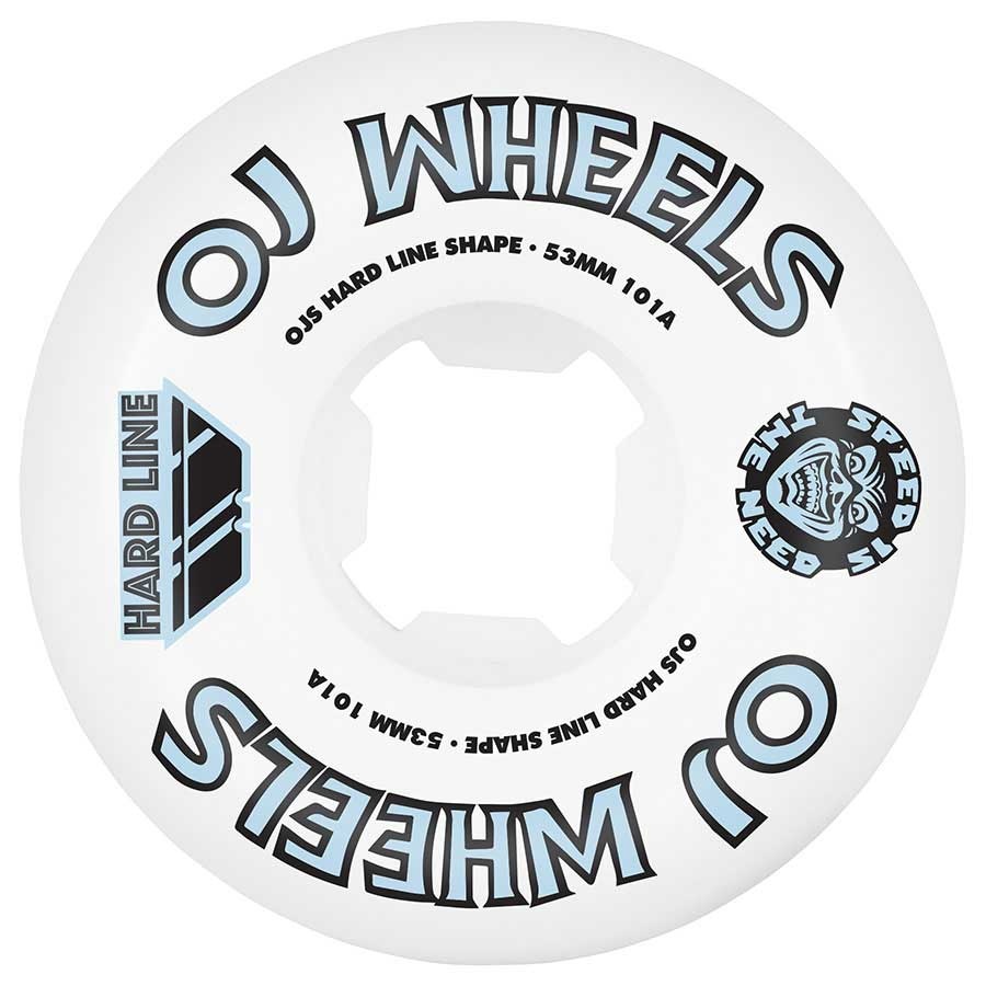 oj wheels oj team line original hardline 101a 53mm wheels