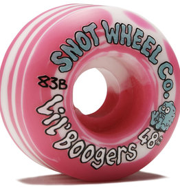 snot lil boogers conical swirl pink white 48mm wheels