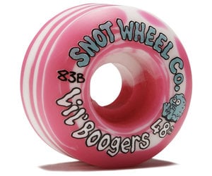 snot snot lil boogers conical swirl pink white 48mm wheels