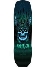 powell peralta andy anderson heron skull pro 7ply teal 9.13 deck