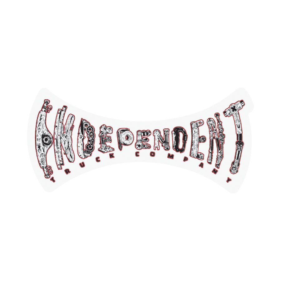 independent independent genuine parts 6in x 2.8in sticker