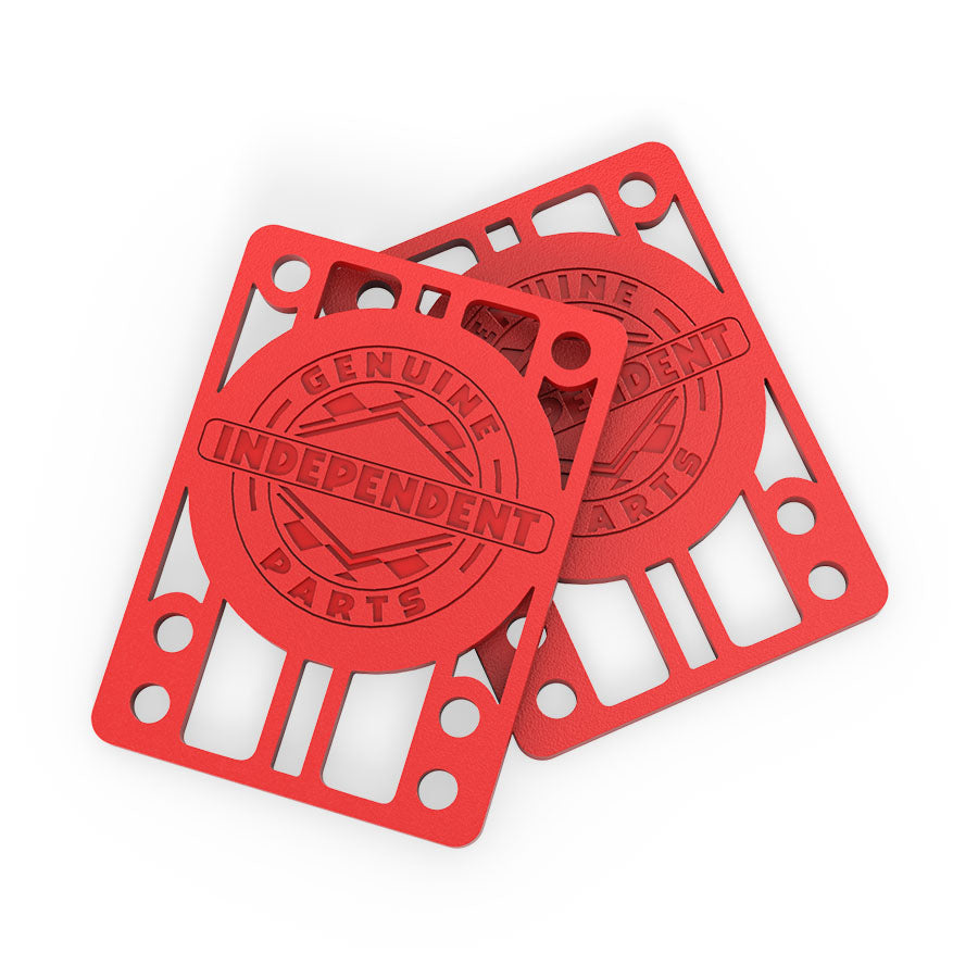 independent independent genuine parts 1/8 red risers