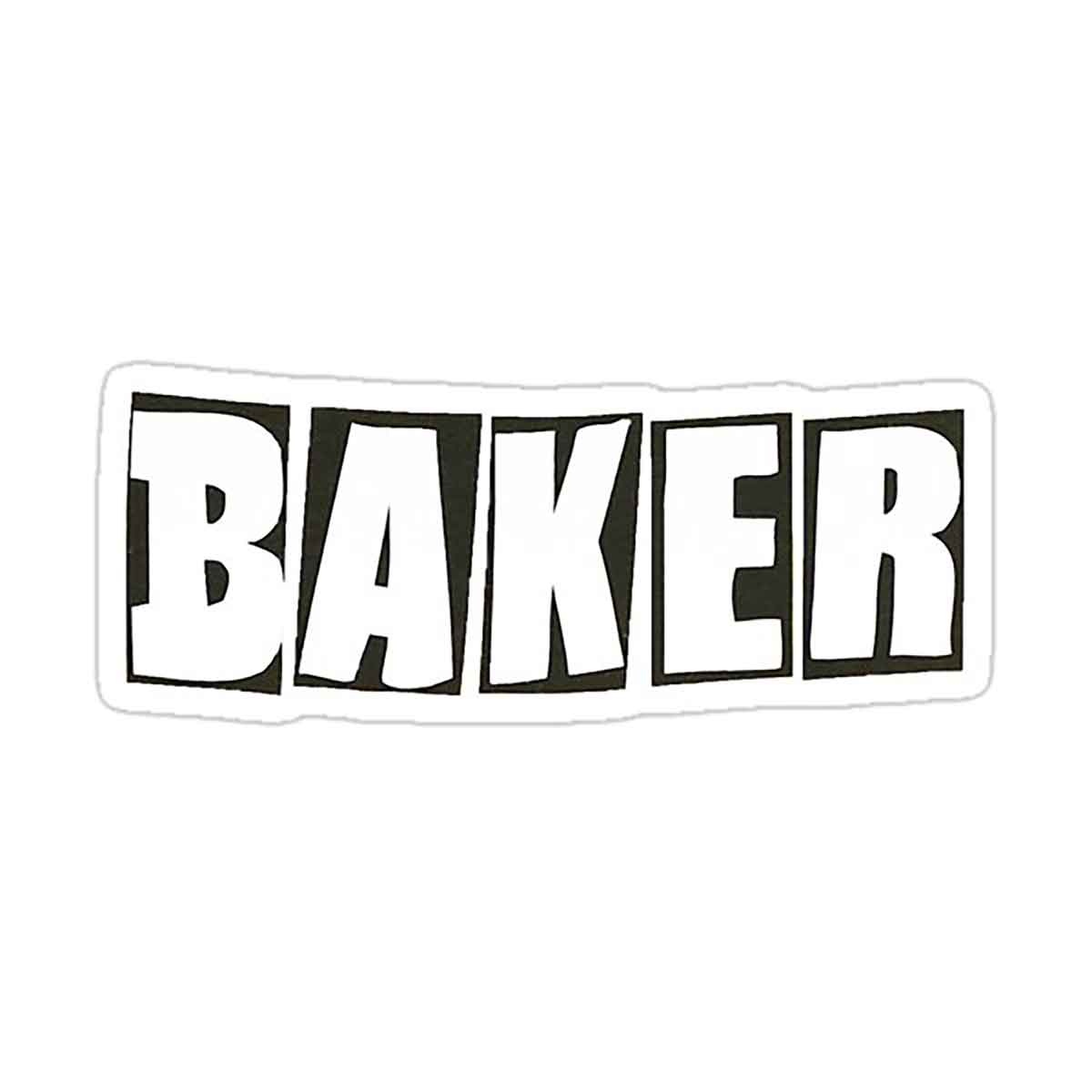 baker baker brand logo 8.5in sticker