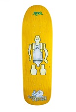 april april guy by gonz yellow 90s shaped 9.6 deck