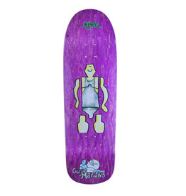 april april guy by gonz purple 90s shaped 9.6 deck