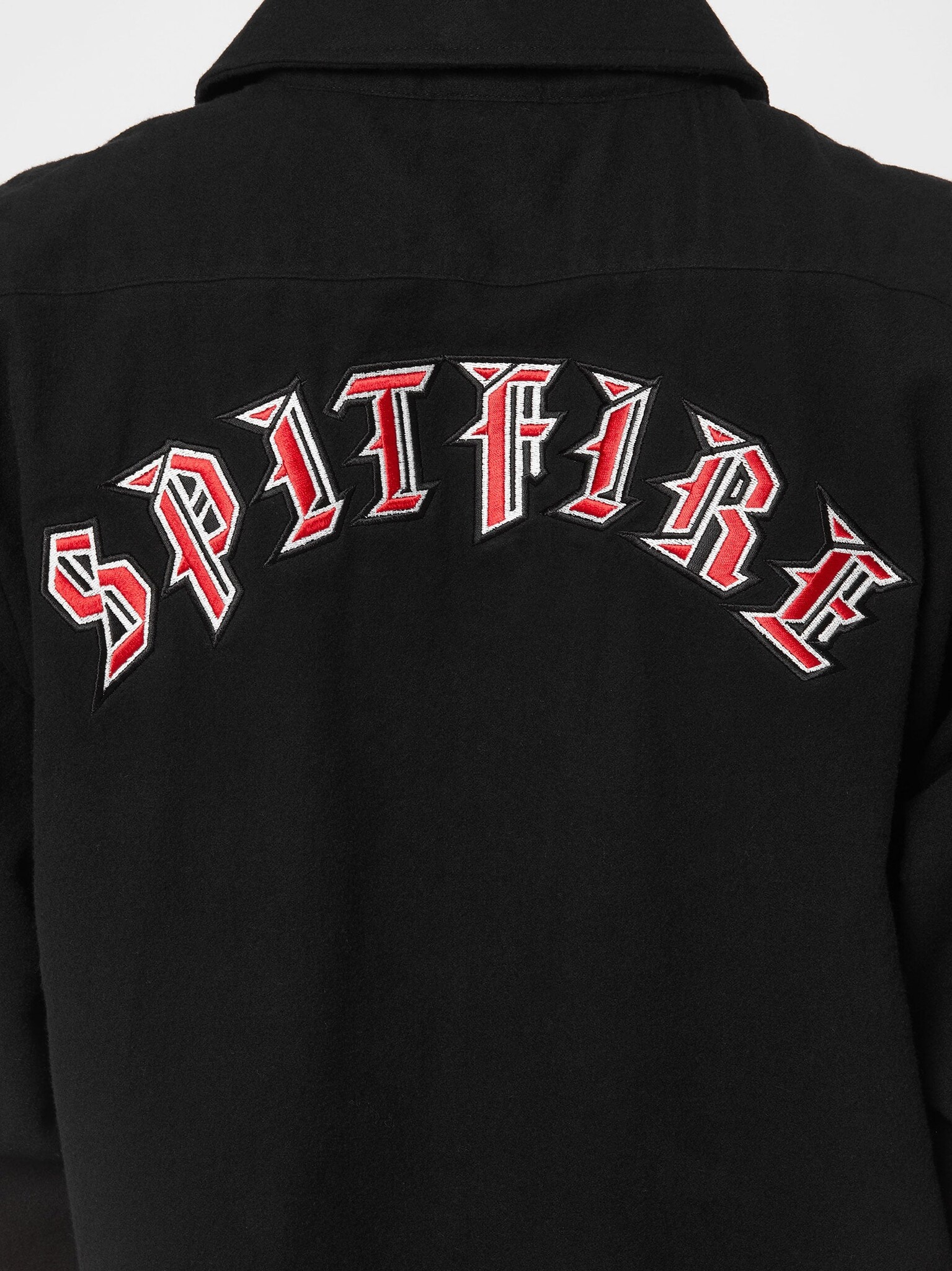 spitfire spitfire old e emb flannel shirt
