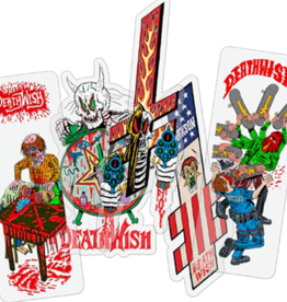 deathwish deathwish nighmare city assorted sticker