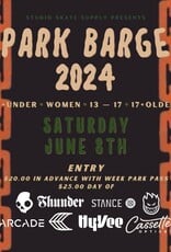 studio skate supply Park Barge 2024 Early Entry