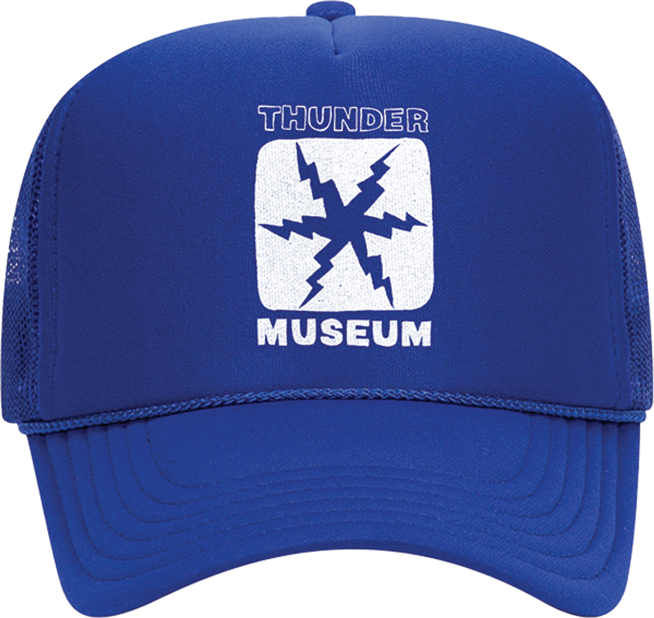 thunder thunder x museum trucker hat