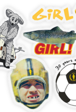 girl girl three decades sticker pack