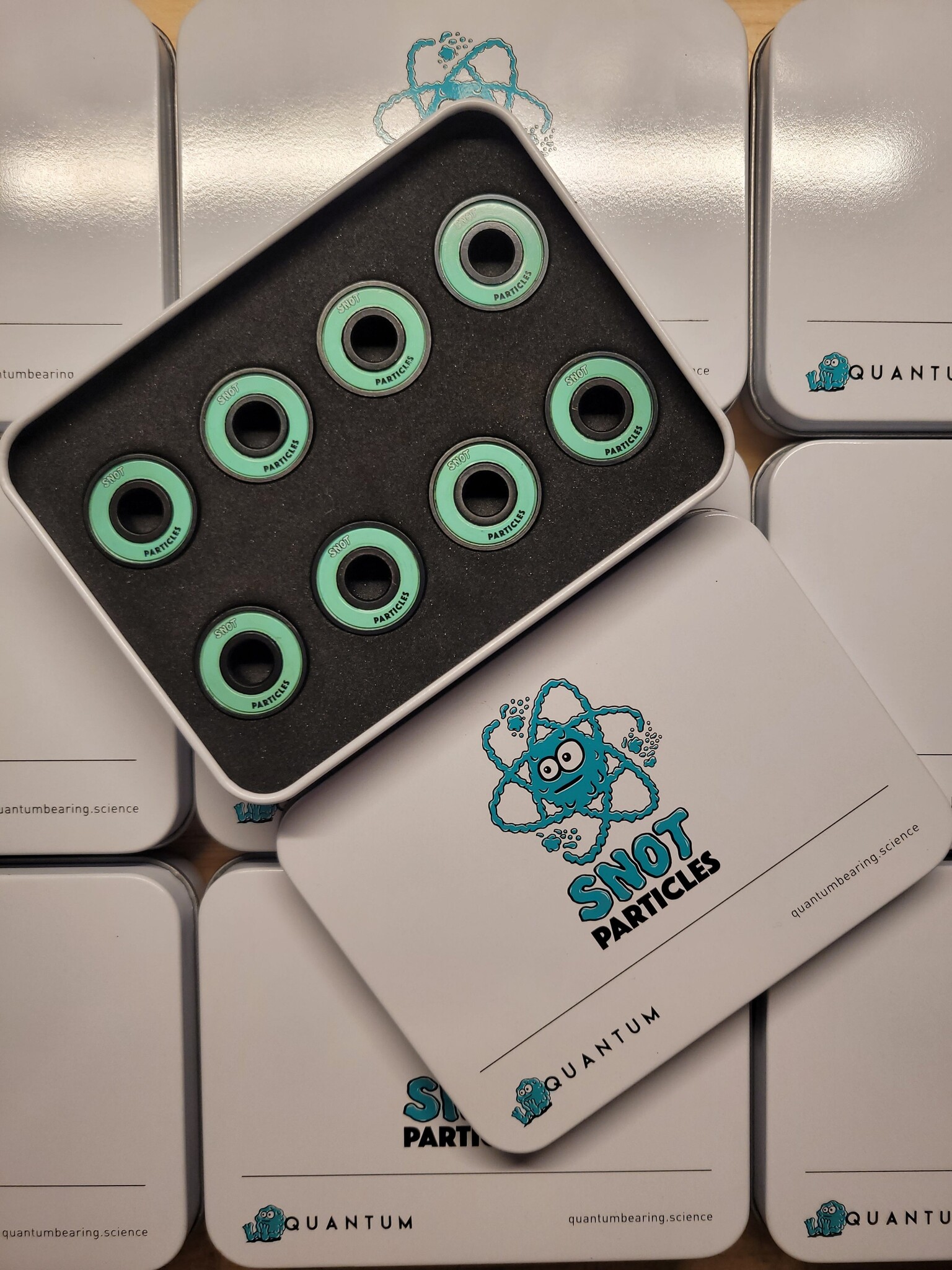 quantum quantum snot particles series metallics bearings