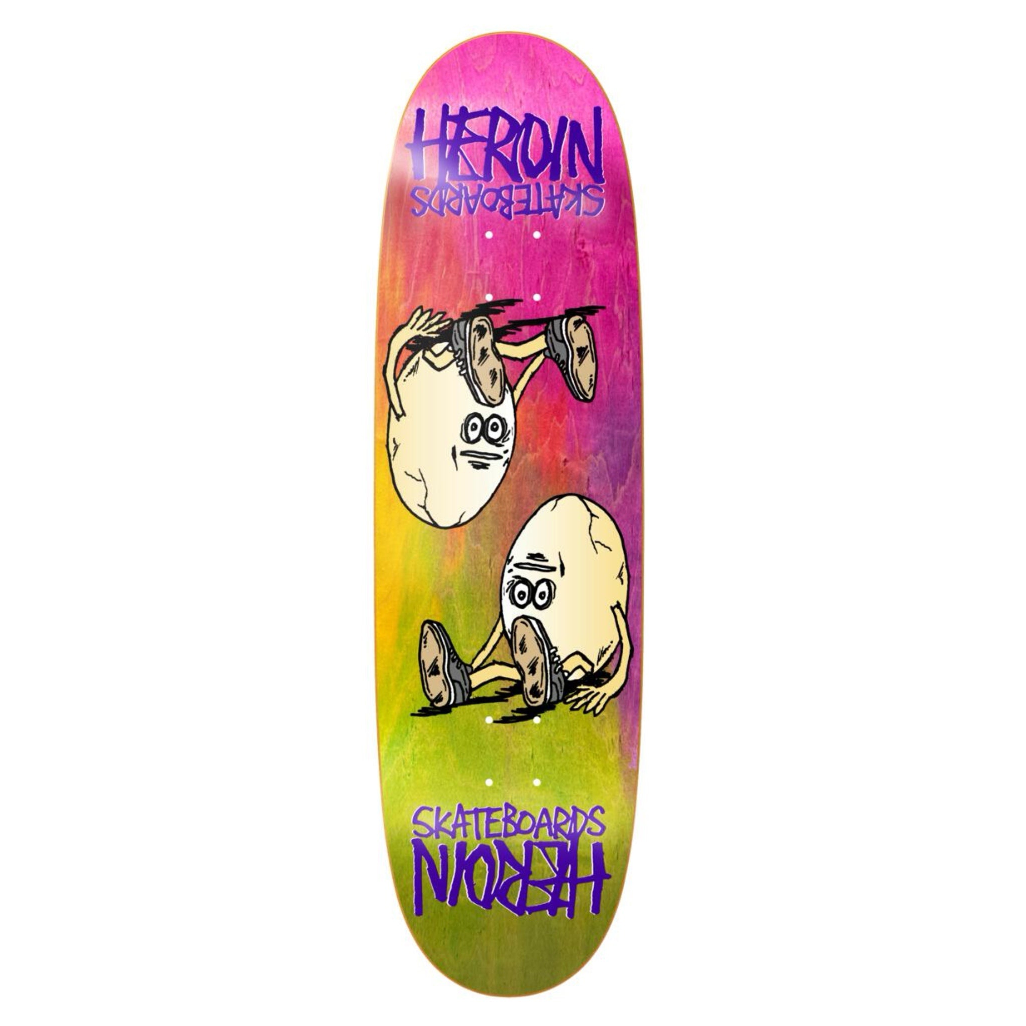 heroin heroin symmetrical rainbow egg 8.75 deck